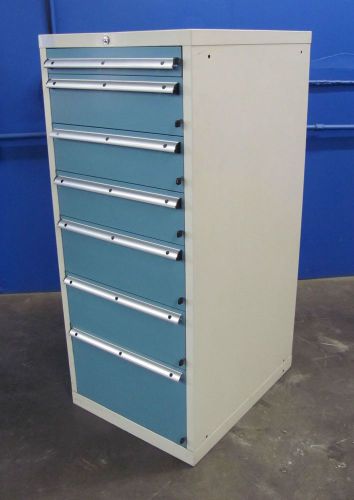 Lista 7 drawer tooling cabinet~ontario, calif~stanley vidmar~equipto~lyon for sale