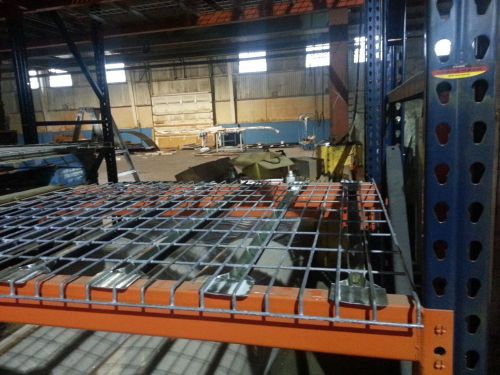 Wire deck shelving mesh pallet rack metal shelves 4500 lb cap extra heavy duty for sale