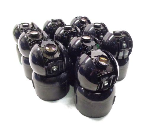 10x Assorted SpeedDome Security Cameras for Parts or Repair | 0100-2287-01