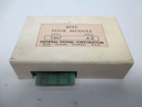 Federal signal tm7 ser a2 beep tone module d277309 for sale