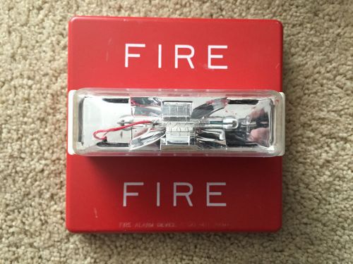 Wheelock rss-24mcw red fire alarm remote strobe for sale