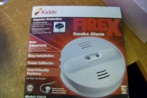 NOS KIDDE FIREX PI2010 Smoke Alarm 120V AC Wire-In