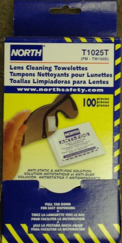 North Anti Fog Lens Cleaning Towelettes T1025T