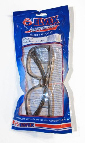 Elvex safety ovr-spec range ballistic over glasses translucent frame clear lens for sale