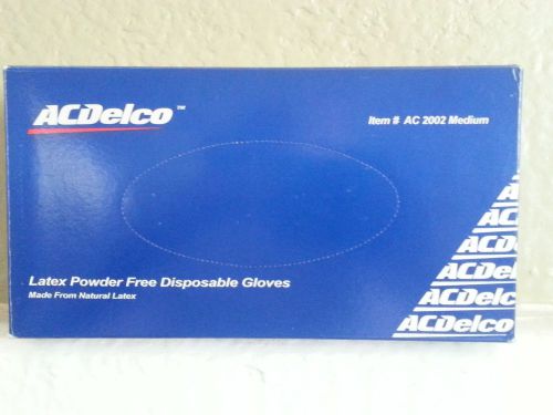 Ac delco latex pf disposable gloves - size medium for sale