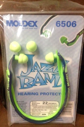 New!! Moldex Jazz Band Banded Ear Plug w/Cord Protector 6506 Hearing Protection