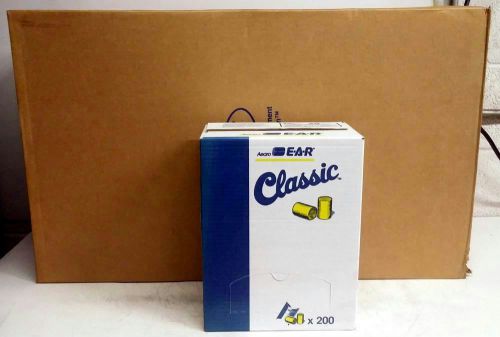 CASE OF 10 AEARO E-A-R CLASSIC PL101 29dB EARPLUGS 200CT/BOX