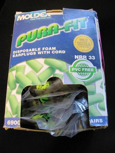 Lot of 40 Pura Fit Disposable Foam Earplugs with Cord
