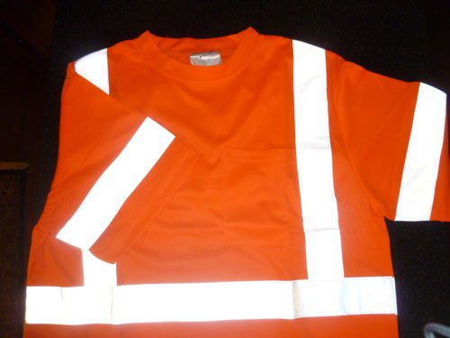 3 NEW 3XLARGE SIZE 100% POLYESTER MESH SAFETY TRAFFIC CONSTRUCTION SHIRT