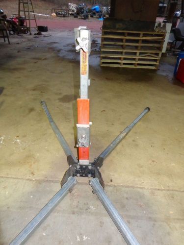 USA-SIGN C-202 Sign Stand, Galvanized Steel, Used