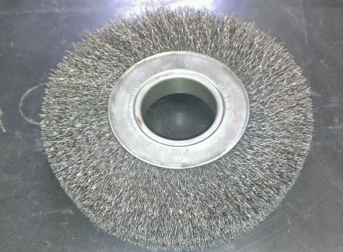8&#034; heavy duty wide face crimped wire wheel for sale