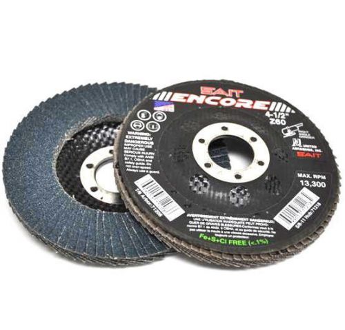 SAIT 71208 4-1/2X7/8 Encore Type 27 Regular Zirconium Flap Discs 60 Grit Pkg= 10