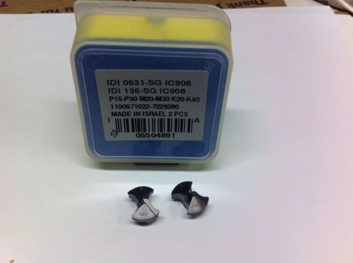 ISCAR .531 ChamDrill Inserts 2pc Pack **NEW**