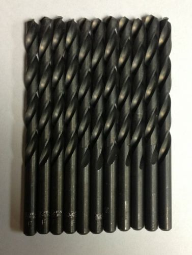 12 ITW  DRILL BITS 1/4&#034; X 4&#034;  JOBBERS LENGHT  Dia .2550&#034; SERFACE TREATED