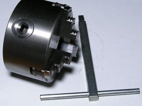 Brake Lathe 4&#034; 3 Jaw Chuck for 1&#034; Arbor replaces cones &amp; adapters on most cars.