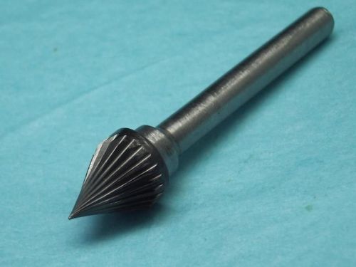 2 pcs 12mm (1/2&#034;) 60dt thk tungsten carbide rotary drill burrs 6mm shank (j12) for sale