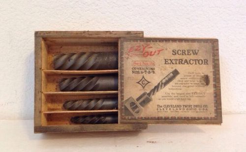 EZY-OUT CLEVELAND TWIST DRILL COMPANY SCREW EXTRACTOR SET NO 16