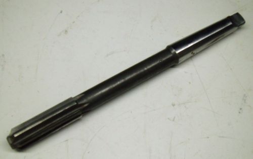 Machine reamer 11/16 brazed carbide tipped #2 morse taper shank 9&#034; long #7682 for sale