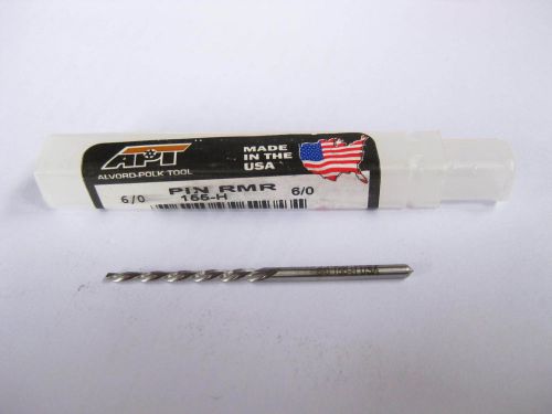 #6/0 hss spiral flute taper pin reamer new apt made in the usa for sale