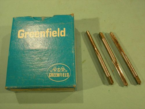 Qty 3 New Greenfield 8-32 NC GH3 HSS 4 Flute Taper Taps