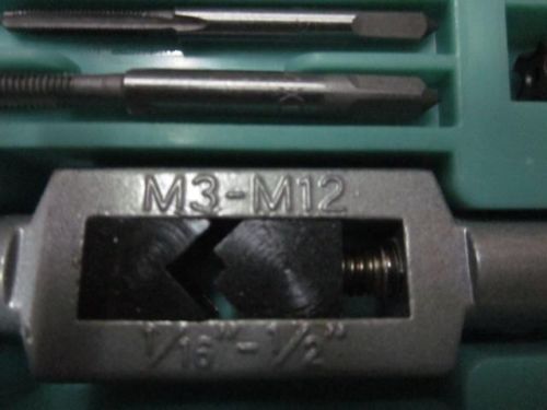 20 pcs thread tap and die set free shipping m3-m12 for sale