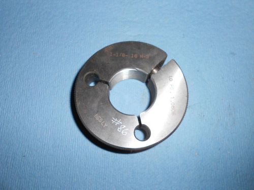 1 1/8 16 N3 THREAD RING GAGE NO GO ONLY GAUGE MACHINE SHOP TOOLING MACHINIST