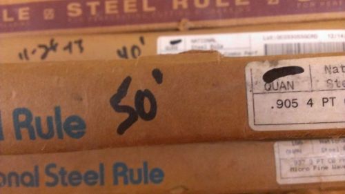 Steel rule  Die  crease/score .905 snn 4pt   cutting dies