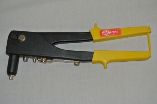 Malco cr18 hand riveter yellow grips free shipping for sale