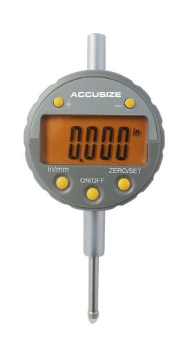 0-1&#034;x0.0005&#034; 5 key elec. digital indicator with yellow lcd, +-0.03mm, #6110-1368 for sale