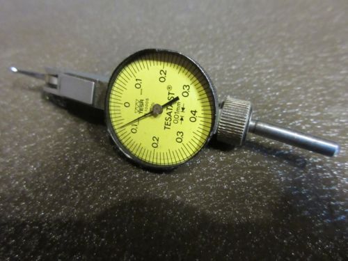 Tesa tesatast 18.10005 .01mm test indicator dial brown &amp; sharpe anti magnetic for sale