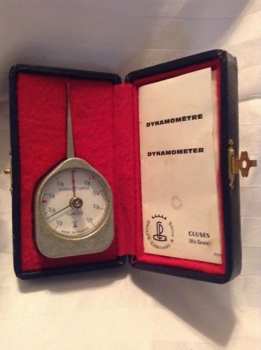 Scherr-Tumico OUNCES,Force Gage 1/4-1/2 OZ. Made France Cluses Dynamometer, Rare
