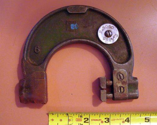 Snap gage (gauge) MFG by GTD, calibrated size 2.4995&#034;-2.5000&#034;