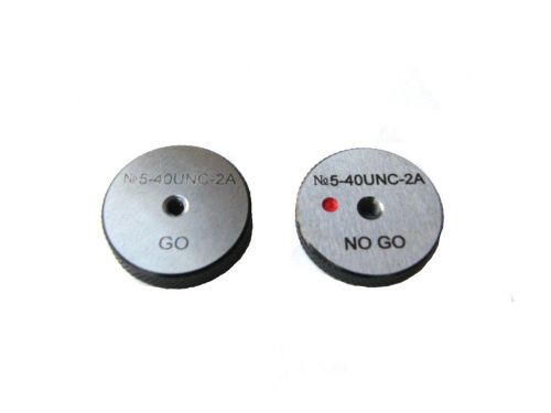 Thread ring gage 2a 3/8-16 unc ansi gages go/no go set for sale