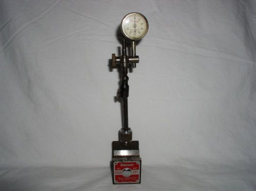 Starrett #657 Magnetic Base with Swivel Post, Test Master Dial Indicator