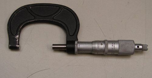 Scherr-tumico 1-2 inch outside micrometer for sale