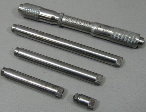 Starrett - tubular inside micrometer – no.681 with four rods  1/2 ” 2” 3” 4” for sale