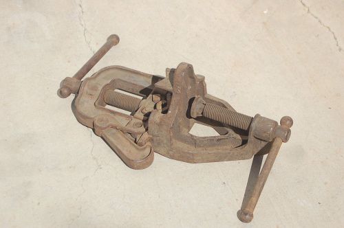 0ld~ ridgid yoke style 1/8&#034;~2&#034; clamp~pipe vise b-y-2-a for sale