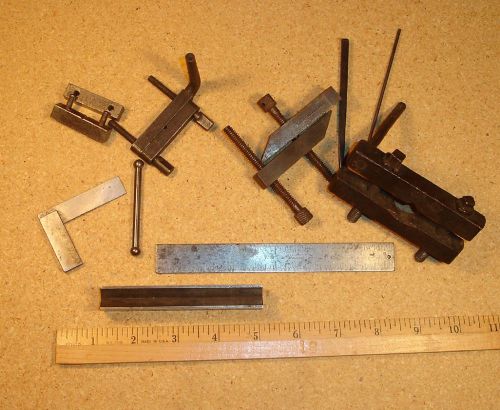 Lot of Machinist Tools  Clamps Square V-Block