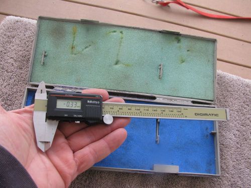 Mitutoyo digimatic 6&#034; electronic digital caliper as is toolmaker tool tools for sale