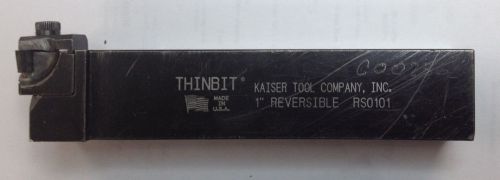 Thinbit 1&#034; Reversible RS0101 Indexable Tool Holder USED