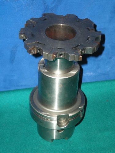 LYNDEX HSK100A 4&#034; Hydraulic Chuck + SANDVIK Carbide 5&#034; R331 MILL HEAD ??? HELP!