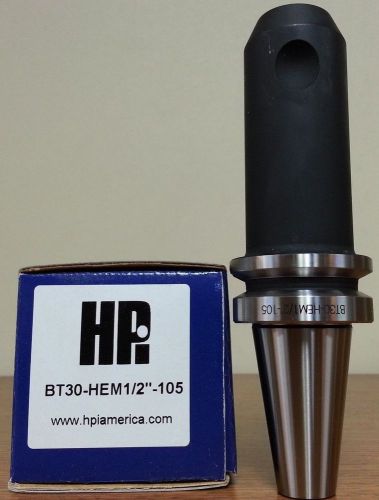HPI Pioneer BT30 1/2&#034; End Mill Holder 4.13&#034; Coolant Thru **NEW**