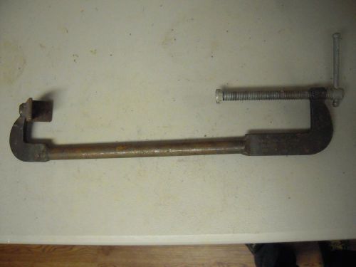 Vintage cincinnati tool co junior 55  c-clamp industrial 10 1/2&#034; modified unique for sale