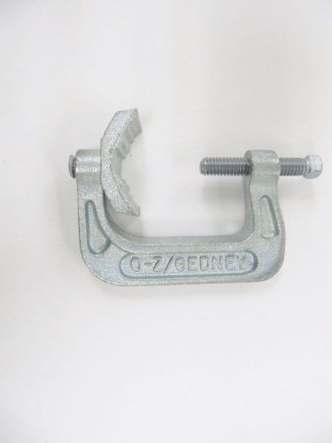 10-nib oz gedney cbc-1 malleable iron zinc plated conduit c clamp 1/2&#034; - 1-1/4&#034; for sale