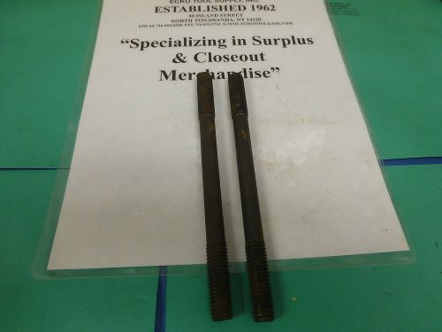 Studs for t-slot work 1/2-13 diameter x 7&#034; long double end new 2 pcs $1.70 for sale