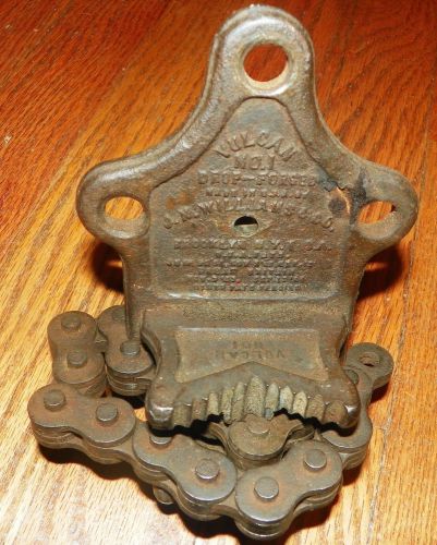 Vintage Vulcan No 1   Pipe Chain Vise JH Williams