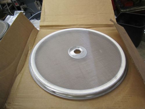 Sweco circular screen 16&#034; Model 18B8A016M  stainless steel  1 1/4&#034; center hole