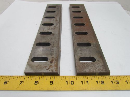 Zenith cutter k63116 h01 granulator bed knife blades chompers set of 2 12&#034;&#034; for sale