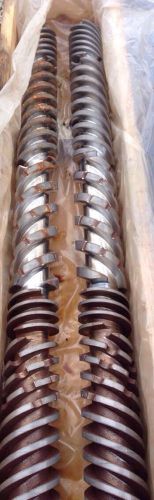 125mm KMD Extruder Twin Screw Set For Plastics Extrusion.