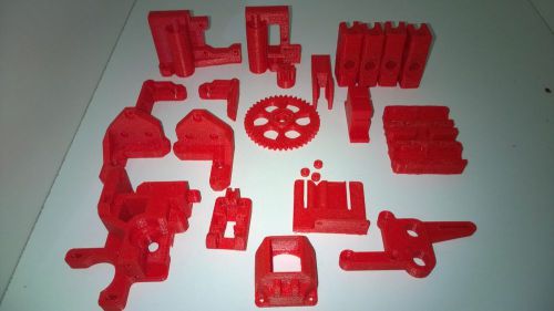 I3 prusa rework 3d printer ABS printed parts kit RED